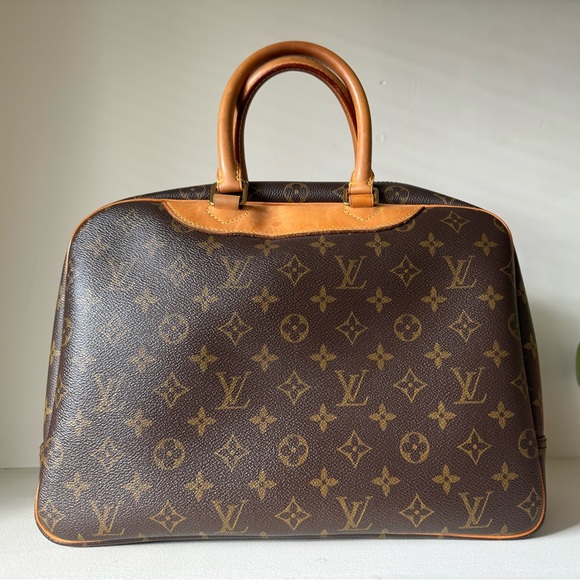 【Louis Vuitton】 Monogram Deauville Hand Bag - Picture 7 of 15